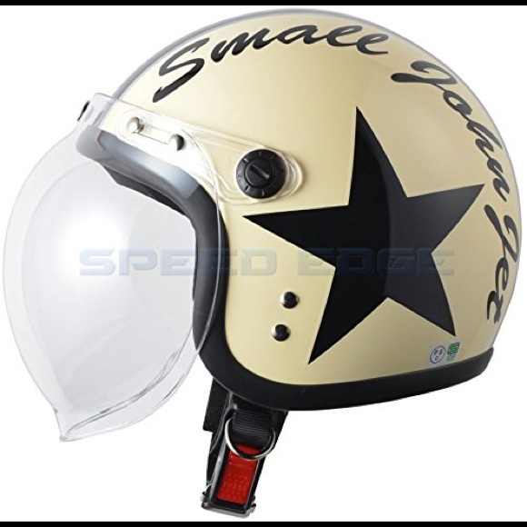 Women’s/Kids Small Jet Helmet with bubble shield - Picture 2 of 3